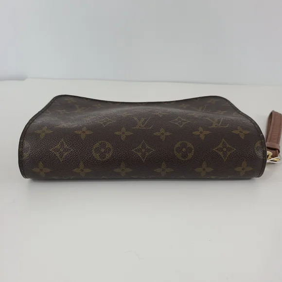 Louis Vuitton Orsay Clutch Lrg Large Monogram Monogramme Vintage VTG Leather - Picture 9 of 14